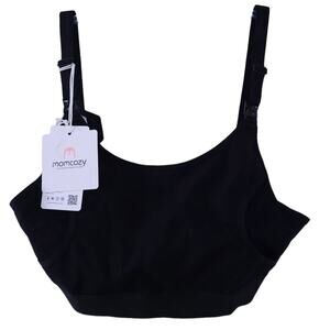 NEW Momcozy Hands Free Nursing Pumping Bra Medium Black Maternity Baby